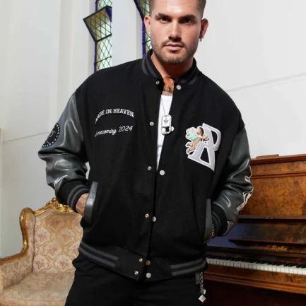 REALISM HOMECOMING VARSITY JACKET BLACK