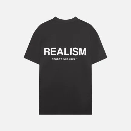 REALISM LOGO BACK REFLECTIVE MOON ASH TEE