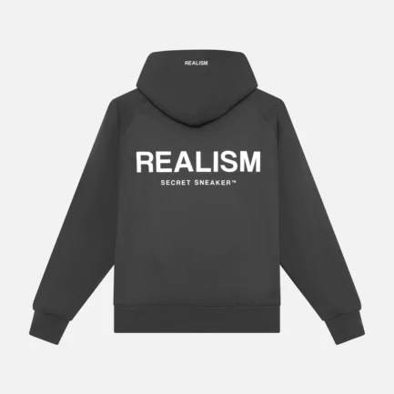 SSS REALISM BACK LOGO ASPHALT HOODIE