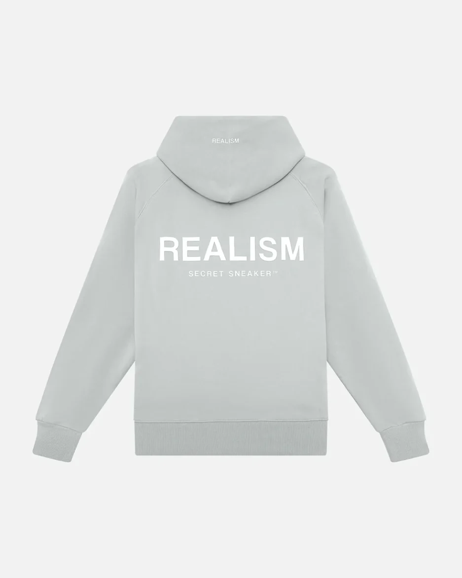 SSS REALISM BACK LOGO SLATE HOODIE SUB