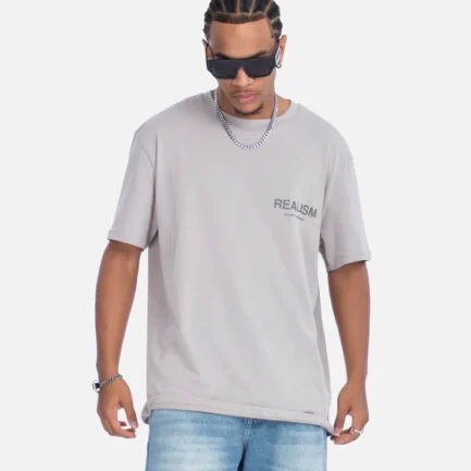 SSS REALISM BACK LOGO TEE SMOKE