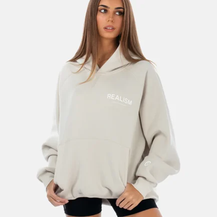SSS REALISM BACK LOGO WHEAT HOODIE