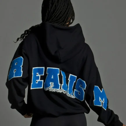 SSS REALISM COLLEGE TEAM BLACK HOODIE