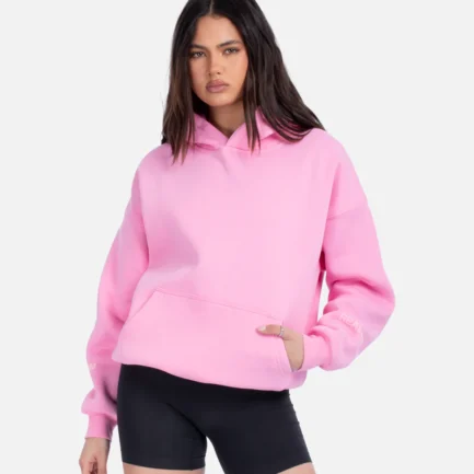 SSS REALISM COURT BOXY CANDY PINK HOODIE
