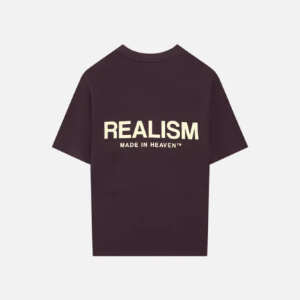 SSS REALISM HEAVEN LOGO TEE PLUM