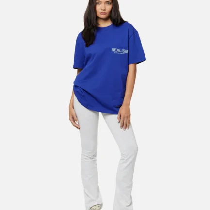 SSS REALISM HEAVEN LOGO TEE ULTRAMARINE