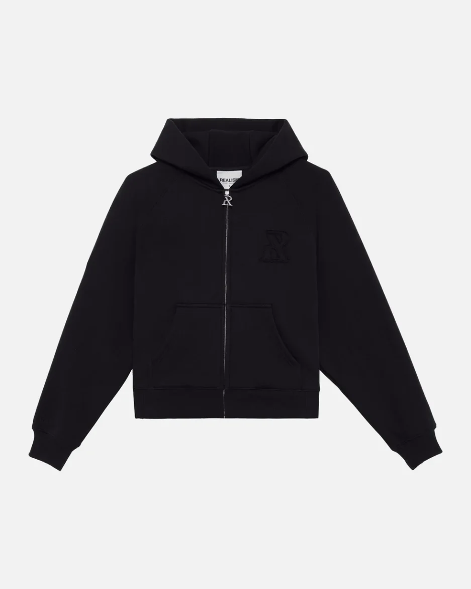 SSS REALISM LEGACY ZIP BLACK HOODIE