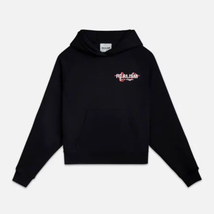 SSS REALISM SNAKE LOGO BLACK HOODIE