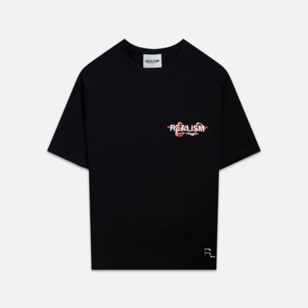 SSS REALISM SNAKE LOGO TEE BLACK